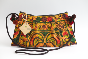 Sabai Jai Gold & Ivy Twin Bird Shoulder Bag 