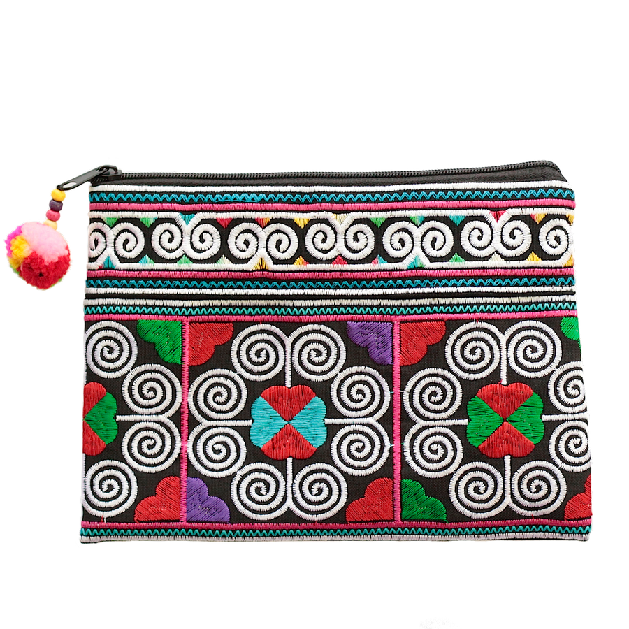 Sabai Jai Multicolor Cosmetic Pouch bag