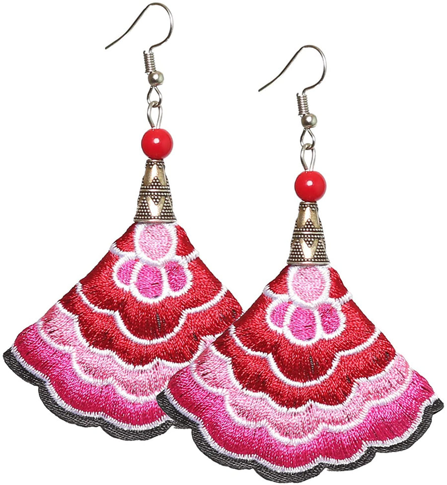 Boho Earrings (Pink)